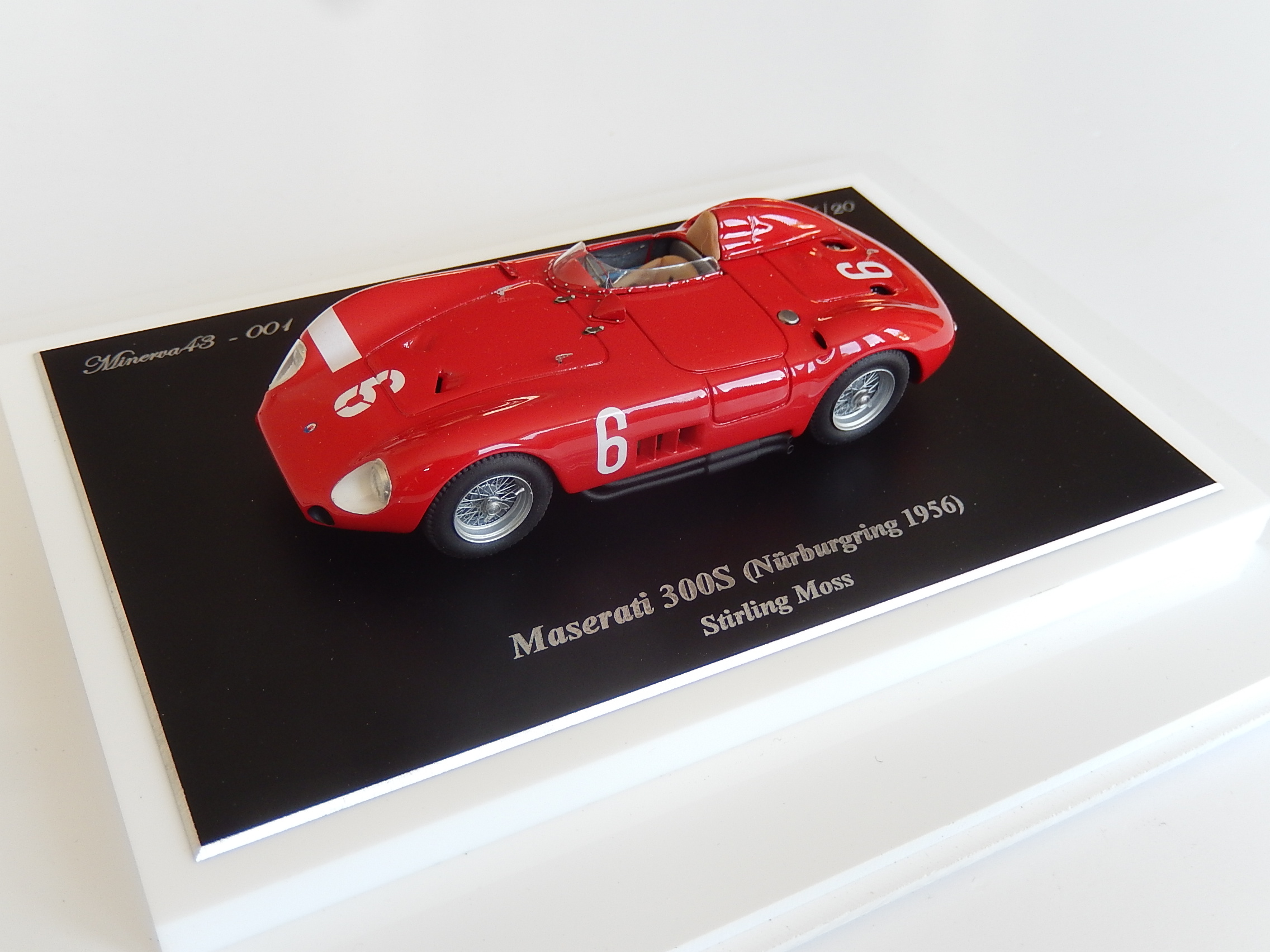F. Suber : Maserati 300 S Nurburgring 1956 with S.Moss  --> SOLD